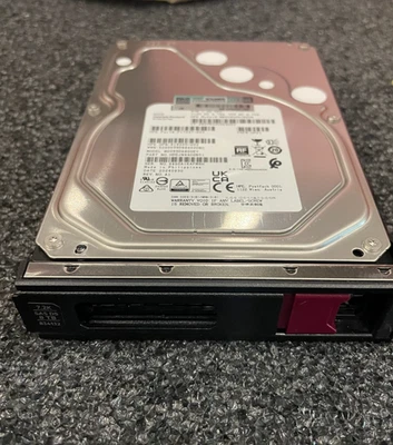 HP 834031-B21 8TB 7.2K 12G 3.5INCH SAS HDD - 834132-001 - Image 1 of 2