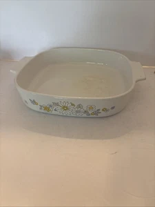 Vintage Corning Ware gelbes Gänseblümchen Blumenstrauß Kasserolle P-10-B 10 Zoll selten - Bild 1 von 4