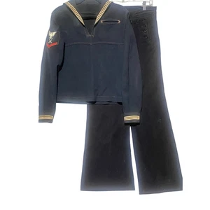 Vietnam Ära Cryptologic Technician 3rd Class Kleid blau Cracker Jack Top - Bild 1 von 16