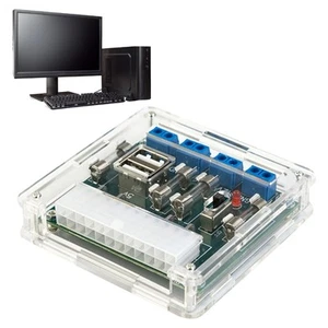 24 Pin Desktop Power Adapter Desktop PC Power Expansion Board With 8 Outlets - Afbeelding 1 van 10