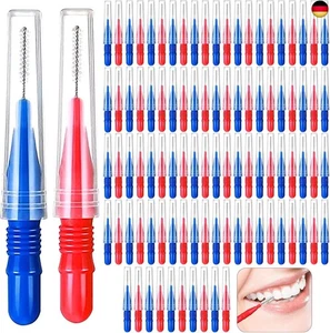 100 Stück Zahnzwischenraumbürsten, Interdentalbürsten Dentalbürsten Zwi - Bild 1 von 7