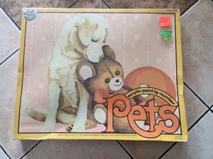 Craft Master Paint By Number Kit contiene un pannello 14"x11" ANIMALI DOMESTICI set arte acrilica - Foto 1 di 9