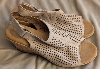 SANDALIA ROCKPORT MUJER 8,5 M BRIAH BRONCEADO PERFORADO HONDA Foto 1 de 4