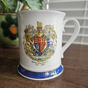 Queen Elizabeth Golden Jubilee Mug Ringtons Vintage 2002 - Picture 1 of 6
