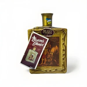 Botella jarra de whisky dorado vintage años 70 Charles 1 Jim Beam's Choice Van Dyke - Imagen 1 de 7