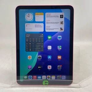 Solo WiFi Apple iPad 10a Generazione 64GB 18.6.2 Rosa MPQ33LL/A - Foto 1 di 8