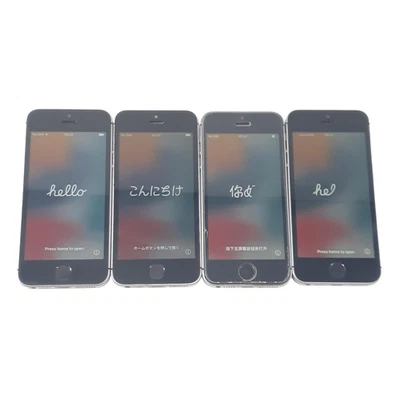 Bundle x 4 Apple iPhone SE A1723 16GB Space Gray Unlocked SmartPhone - Image 1 of 4