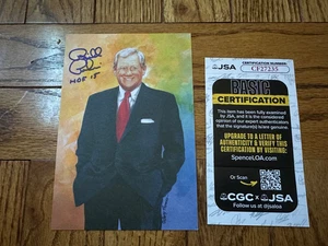 Bill Polian NFL Goal Line Art Card - GLAC - Signed HOF Buffalo Bills JSA - Bild 1 von 2