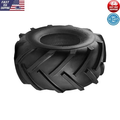 Garden Tractor Tiller Trencher Tire 14X4.50-6 Deep Bar Lugs Heavy Duty Rubber US - Image 1 of 4