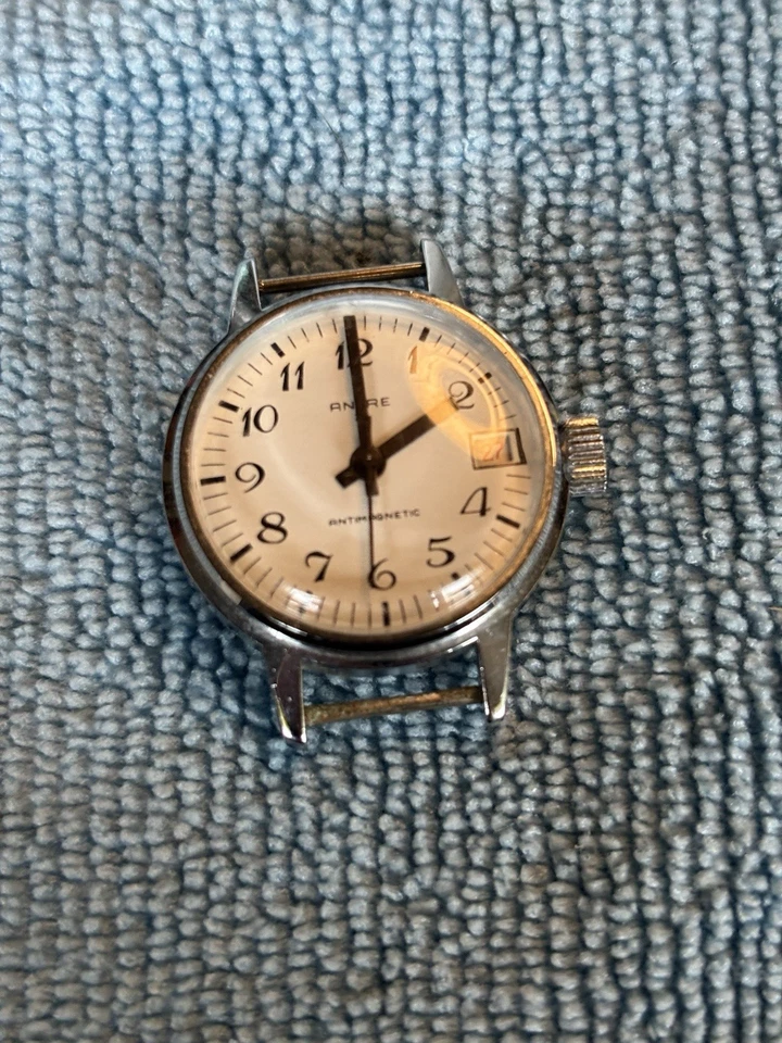 Damenuhr Armbanduhr Ancre 21 Automatik Edelstahl Silber - Bild 1 von 3