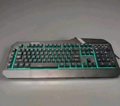 Teclado Gaming Blackweb Retroiluminado, USB, Modelo BWA19HO004 / Probado funcionando Foto 1 de 3