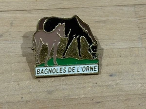 b PINS PIN CHEVAL HORSE BAGNOLES DE L'ORNE - Picture 1 of 1