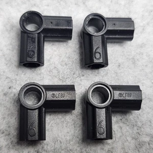 LEGO Technic 32014 Black Qty 5 Axle Pin Connector Angled 6 90 degrees - Picture 1 of 4