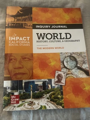 World History, Culture, & Geography Replacement Textbook, Jackson J. Spie VG - Imagem 1 de 2