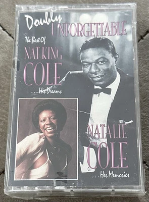 Doubly Unforgettable The Best Of Nat King Cole & Natalie Cole Cassette 1993 - Image 1 of 2