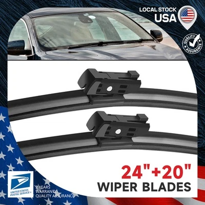 NUEVO limpiaparabrisas delantero con bloqueo superior 24"+ 20" para BMW X5/X6 2008-2012 Foto 1 de 4