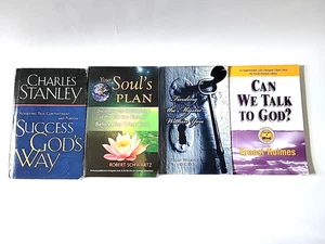 Lot Of 4 Spirituality Books Talk to God/ Mystic Within You/ Soul's Plan/ Success - Picture 1 of 10