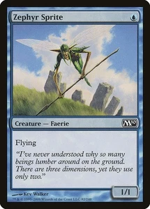 Zephyr Sprite 2x FOIL MTG M10 Core Set Common MINT blue - Picture 1 of 1