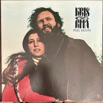 KRIS KRISTOFFERSON & RITA COOLIDGE Full Moon USED 1973 LP Country Vinyl A&M-4403 - Image 1 of 2