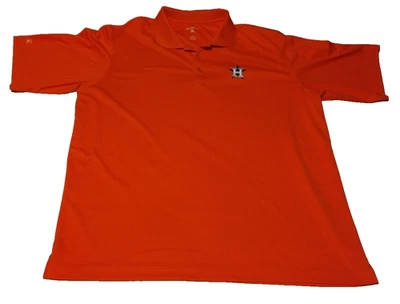 Houston Astros Antigua Polo Para Hombre XL Naranja Rendimiento Golf Camisa MLB   Foto 1 de 4