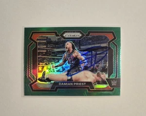 2024 DAMIEN PRIEST Panini Prizm WWE - #58 Green Ice Prizm Auto Read Description - Picture 1 of 7