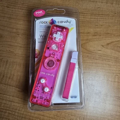 NEW Rock Candy Gesture Controller for Wii Wii U Pink Palooza Sealed - Image 1 of 4