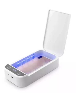 New Brookstone UV Sterilizer Universal Smartphone Charger iPhone Android - Picture 1 of 7
