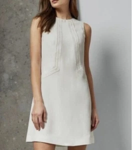 Ted Baker Sieera Schichtkleid mit Spitzenborte - elfenbeinfarben/cremefarben Einzelhandel: 295 $ neu mit Etikett - Bild 1 von 13