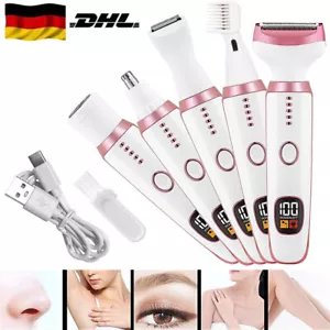 5-In-1,Elektrischer Rasierer Intimbereich Elektrischer Damenrasierer für Frauen - Bild 1 von 19