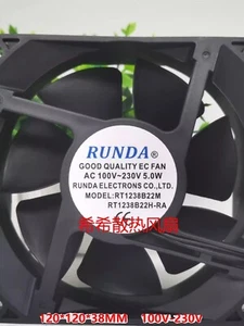 1 STCK. RT1238B22M RT1238B22H-RA AC100V-230V 5,0 W axialer Kühllüfter - Bild 1 von 2
