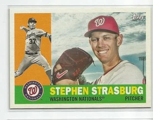 2017 Topps Archives #65 Stephen Strasburg Grey Back SP Parallel Insert Card - Picture 1 of 1