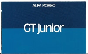 Alfa Romeo Giulia GT Junior 1600 1974-1976 UK Market Foldout Sales Brochure - Picture 1 of 2