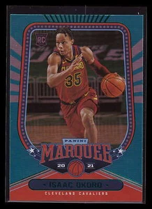 2020-21 Panini Chronicles Isaac Okoro Marquee Teal RC Cleveland Cavaliers - Picture 1 of 2