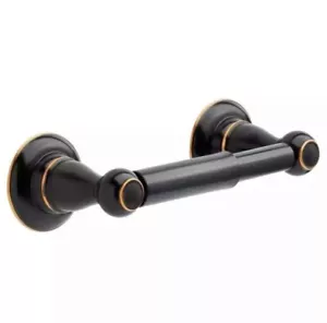Soporte de papel higiénico Delta Porter en bronce frotado con aceite ORB - Imagen 1 de 2