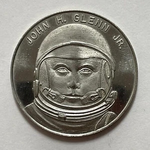 Moneda medalla conmemorativa John Glenn Project Mercury 1962 de colección astronauta de la NASA - Imagen 1 de 5