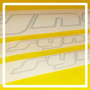 VW T4 Bus SYNCRO Aufklebersatz Schriftzug schwarz 1+2 VERSANDFREI - Bild 1 von 5