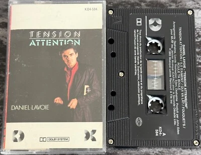 Daniel Lavoie - Tension Attention [Audio Cassette Tape 1983 Kébec-Disc] Canada - Image 1 of 3