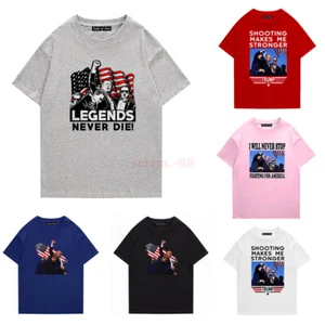 2024 Trump Shot Assassination Attempt T-Shirt - SHOOTING MAKES ME STRONGER - Picture 1 of 34
