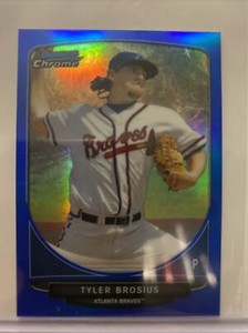 2013 Bowman Chrome Minis Blue Refractor #294 Tyler Brosius #69/99