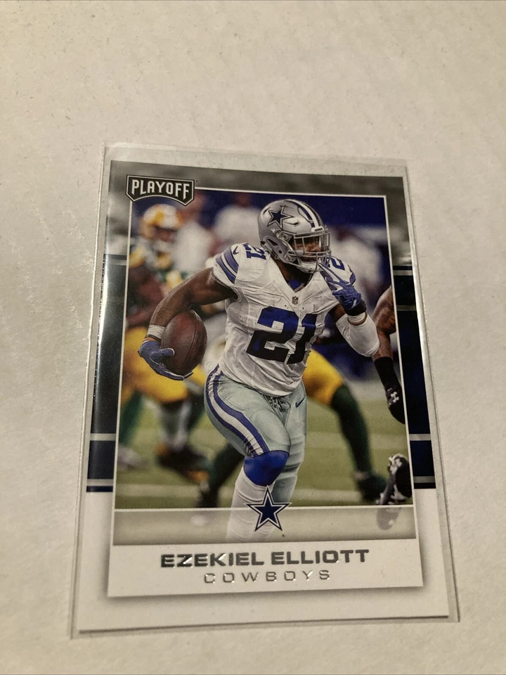 2017 Playoff Football #23 Ezekiel Elliott Cowboys - Image 1 of 1