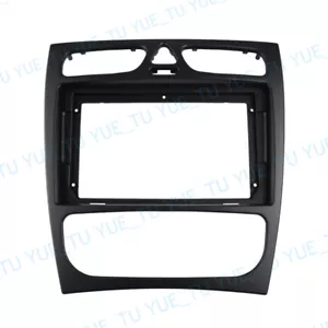9''Car Radio Stereo Dash Frame Panel Fascia for Benz C CLASS CLK W203 W209 W463 - Picture 1 of 7