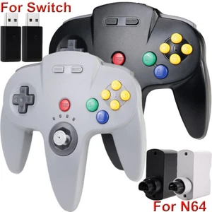 Controller Wireless 2.4G Gamepad per Console Nintendo Switch/64 con Vibrazione - Foto 1 di 37