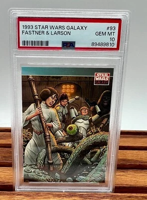 1993 Star Wars Galaxy #93 Fastner Larson Trash Compact Factory Set PSA 10 POP 6 - Image 1 of 3