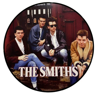 The Smiths - Band Photo Picture Disc - Real Vinyl 12" - Upcycled Wall Art - Image 1 of 2