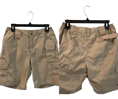 5.11 Tactical Shorts Sz 10 Women's Taclite Pro 9"  Lot Of 2 Khaki Pockets 63071 - Imagem 1 de 4