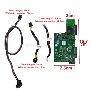 New Dell PowerEdge R730xd Rear Flex Bay 2.5" Drive Backplane Kit NHDXG, Cables - Afbeelding 1 van 15