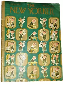 Vintage "The New Yorker" Ausgabe 2. April 1955 komplette Zeitschrift im Ärmel - Bild 1 von 11