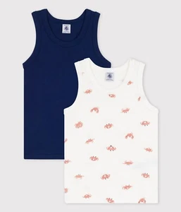 Petit Bateau - Kinder Unterhemden - 2er Set - 10 Jahre 140 cm Neu OVP - Bild 1 von 3