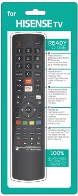 R/Control EN-2B27, RC339440201, 313923829621 for HISENSE TV Model: 40K321UW..... - Image 1 of 4