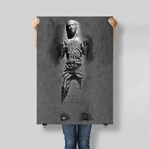 Star Wars Han Solo In Carbonite Giant Size Wall Poster Movie Jedi Sith Man Cave - Picture 1 of 1